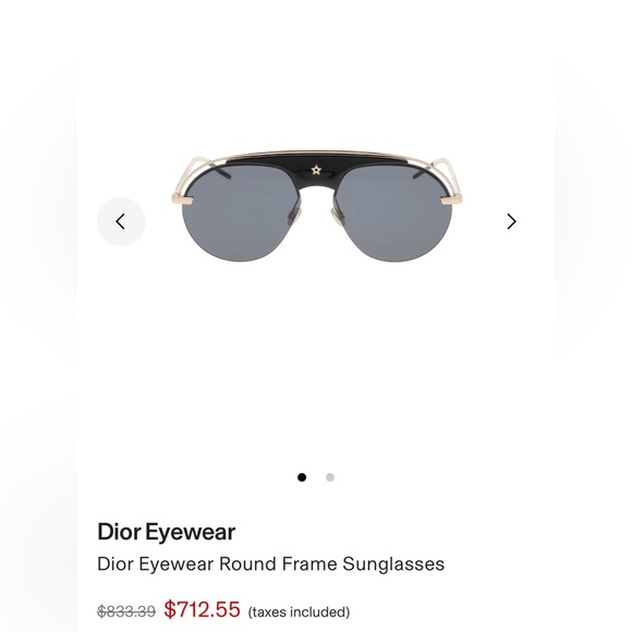 HOST PICK⭐️Authentic DiorEvolution Sunglasses Black and Silver - Picture 4 of 16